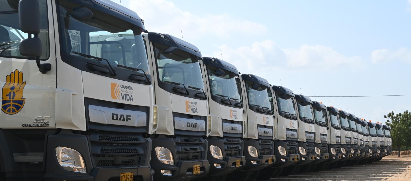 Los carrotanques en La Guajira.