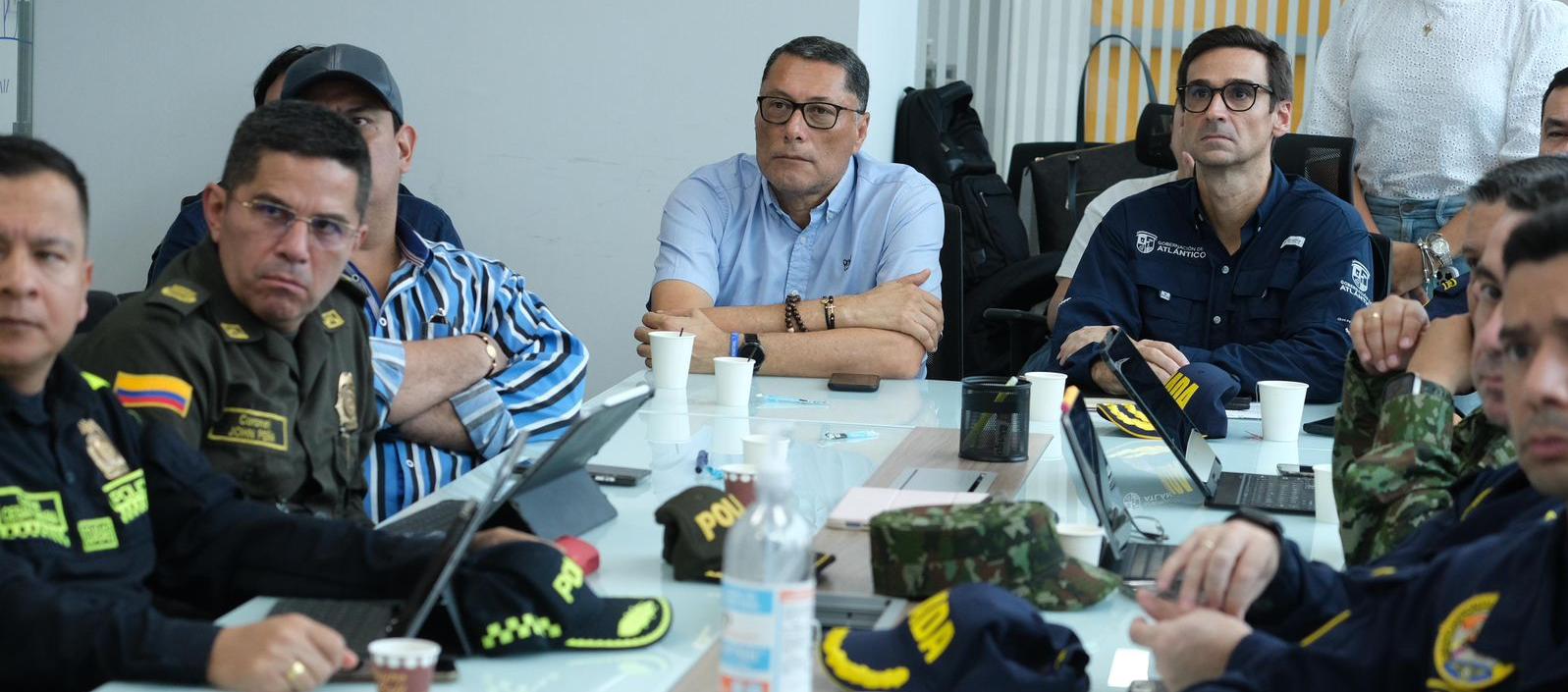 Comité de Orden Público realizado en la Gobernación del Atlántico. 