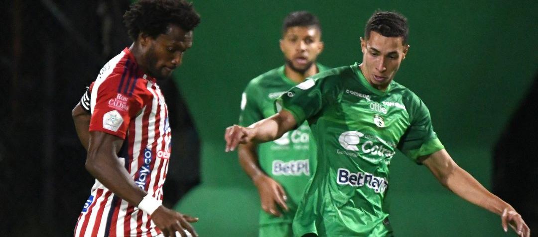 Didier Moreno durante el partido contra La Equidad. 