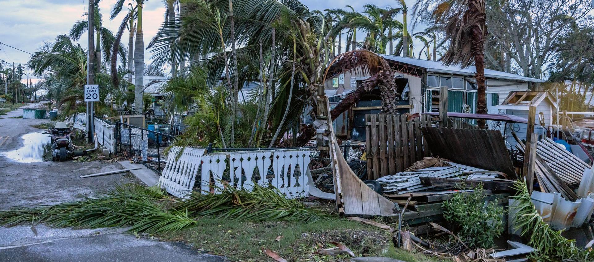 Daños que dejó Milton a su paso.