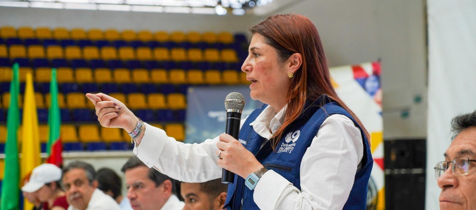 Iris Marín Ortiz, defensora del Pueblo.