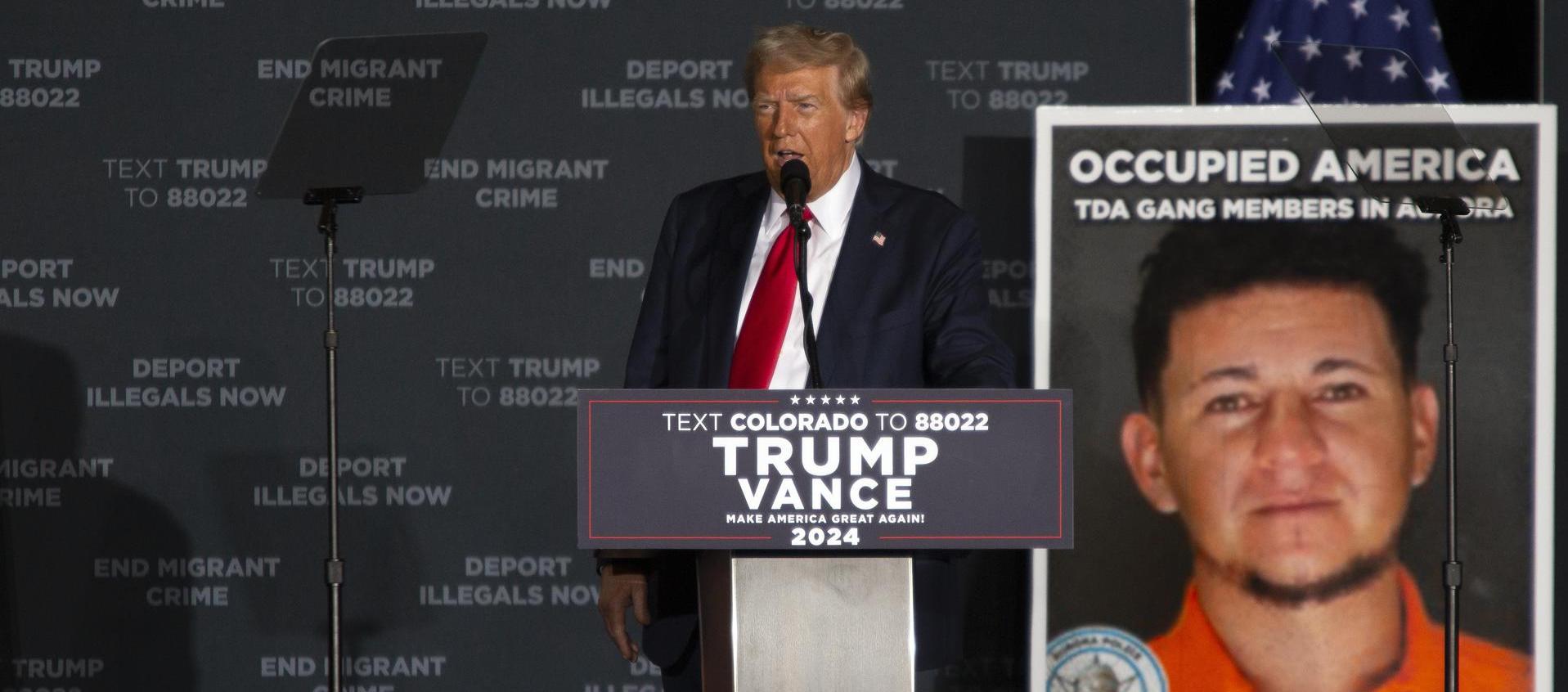 El candidato presidencial republicano Donald Trump.