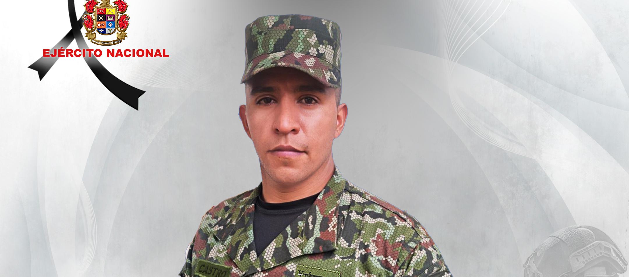 El soldado Jesús Alberto Castro Lizcano.
