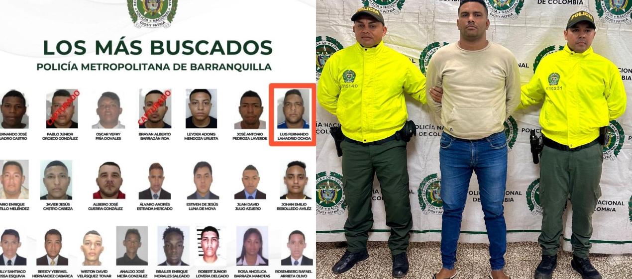 Luis Fernando Lamadrid Ochoa aparecía en el cartel de los más buscados. 