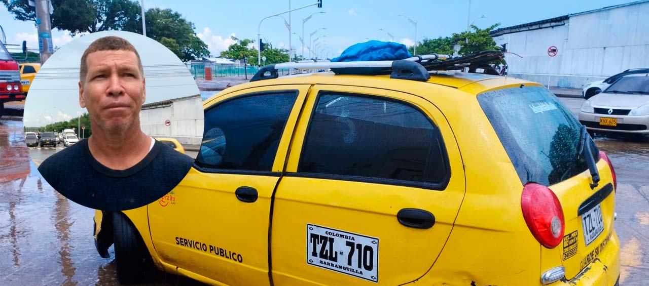 Yerry Cabarcas y el taxi arrastrado por el arroyo de la 72