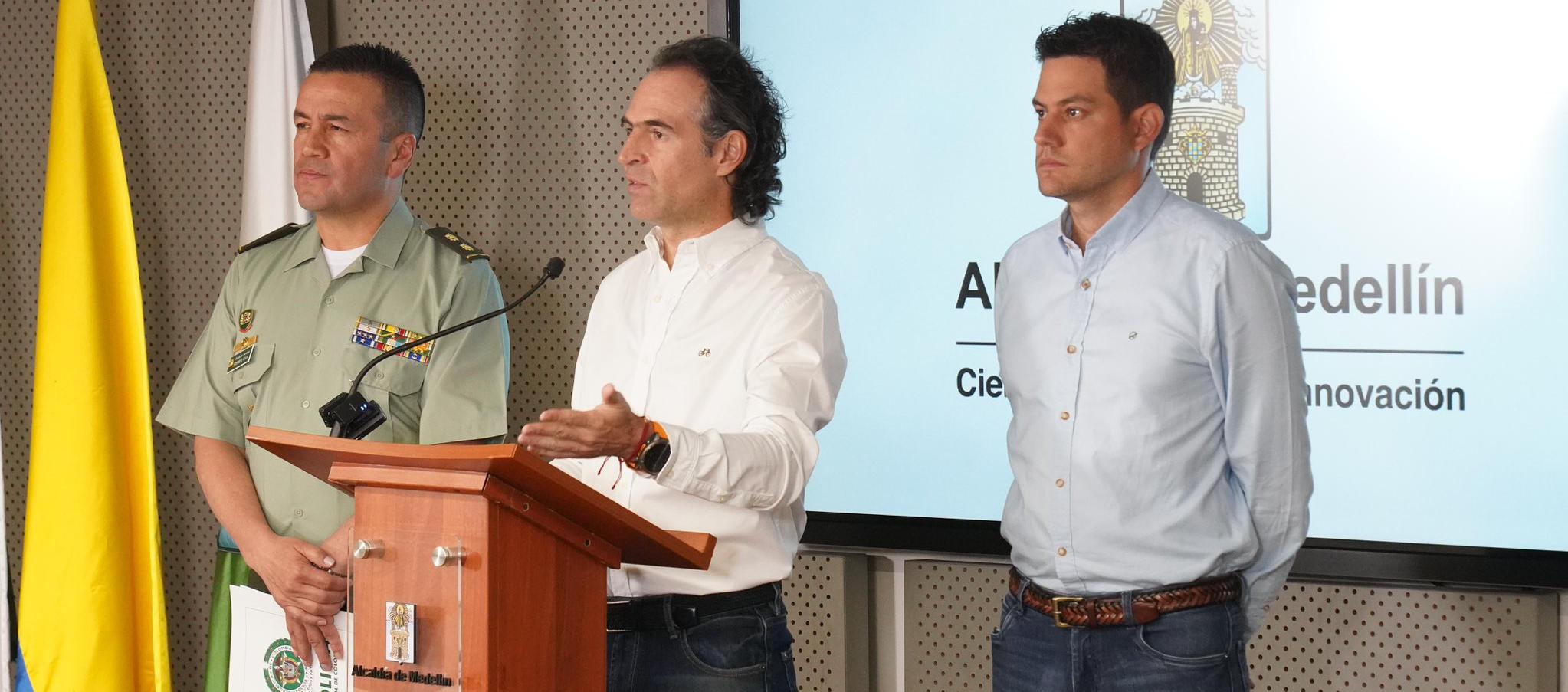 El Alcalde de Medellín, Federico Gutiérrez.