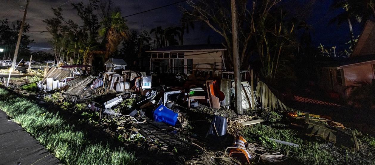 El desastre que dejó el huracán 'Milton' en Florida.