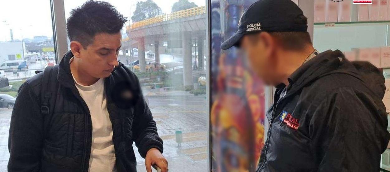 El ciudadano mexicano fue capturado en el aeropuerto El Dorado.