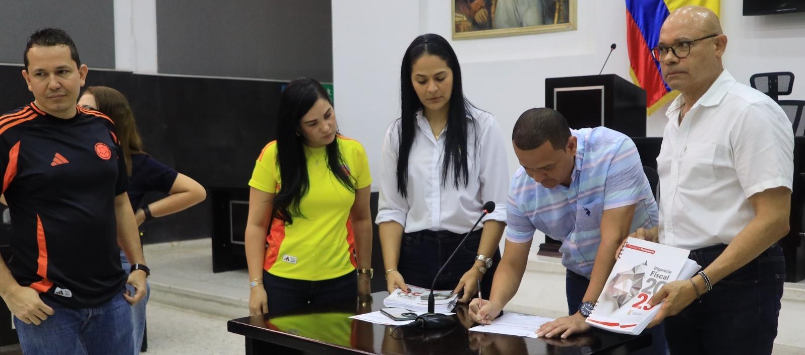 Gobernación radicó proyecto de ordenanza.