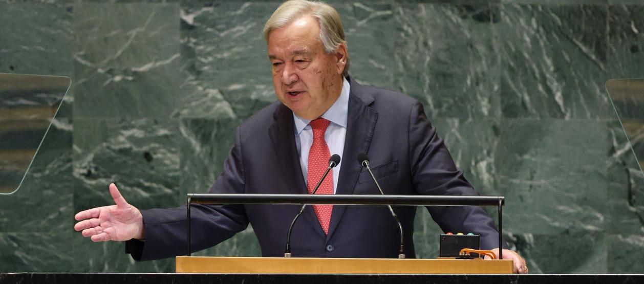 Secretario general de la ONU, António Guterres.