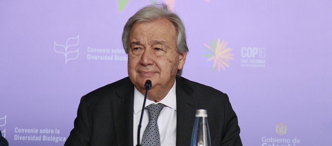 António Guterres, secretario general de la ONU.