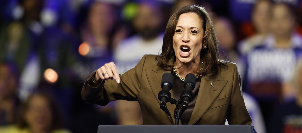La vicepresidenta y candidata Kamala Harris.