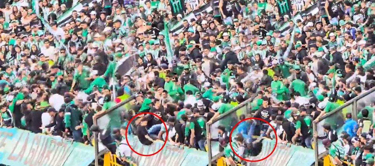 Momento de la pelea.