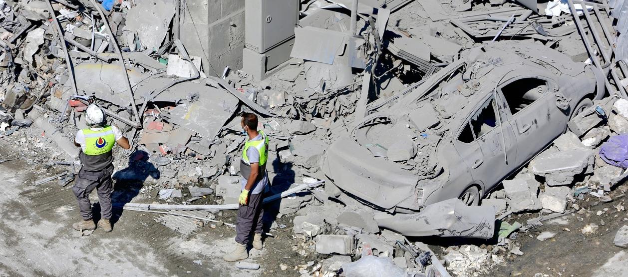 Los daños causados por los ataques israelís.