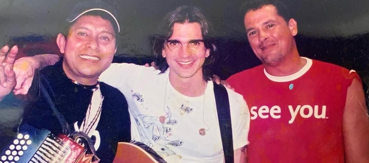 Egidio Cuadrado, Juanes y Carlos Vives. 