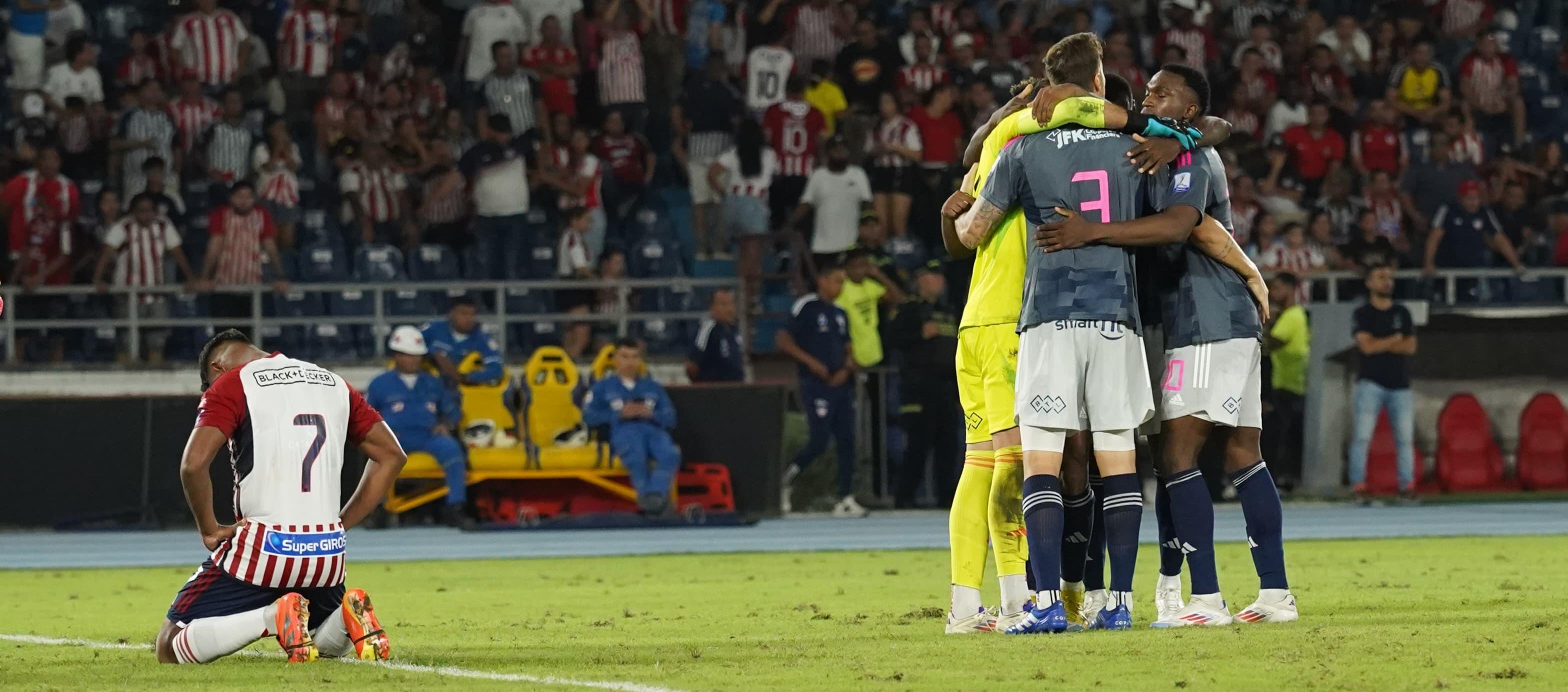 Junior tras quedar eliminado de la Copa Colombia. 