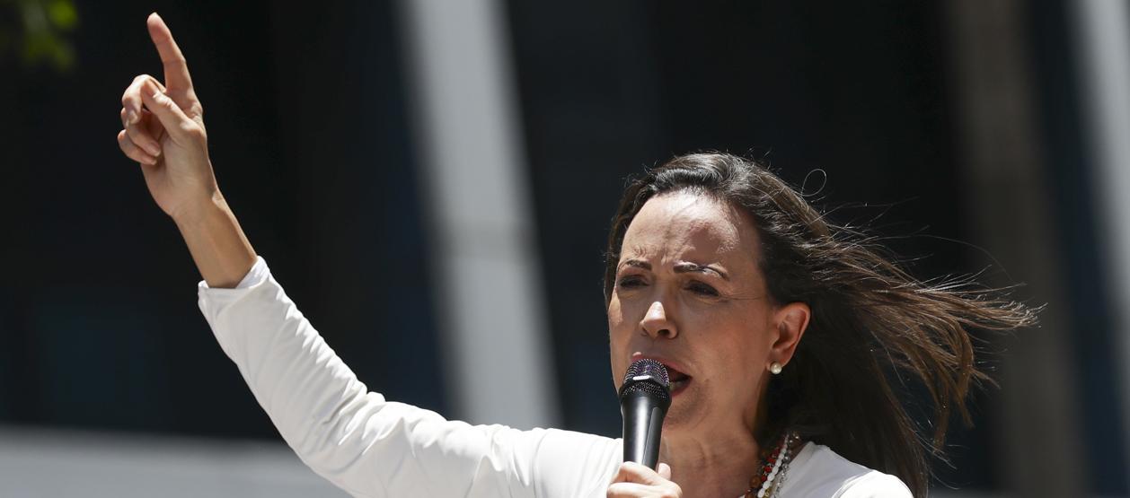 La líder opositora de Venezuela, María Corina Machado.