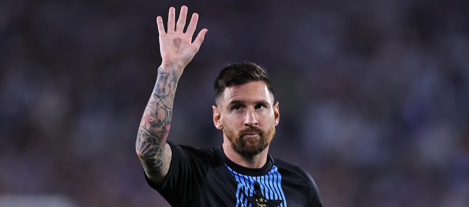 Lionel Messi con la Selección Argentina en la pasada fecha Fifa.