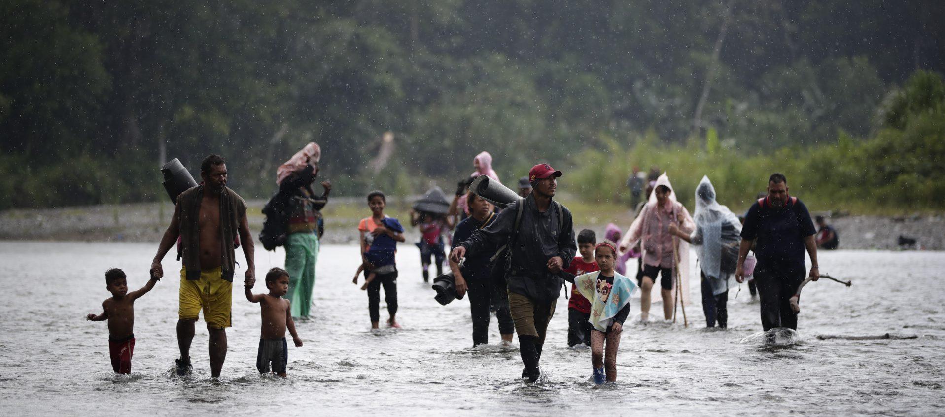Los migrantes se han triplicado en su cruce por la selva del Darién, entre Colombia y Panamá. 