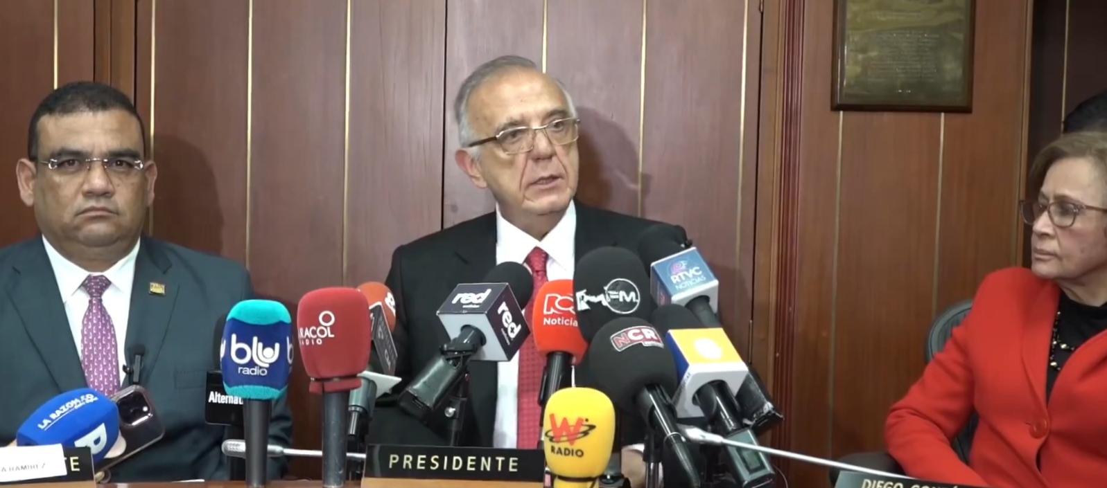 Iván Velásquez, ministro de Defensa.