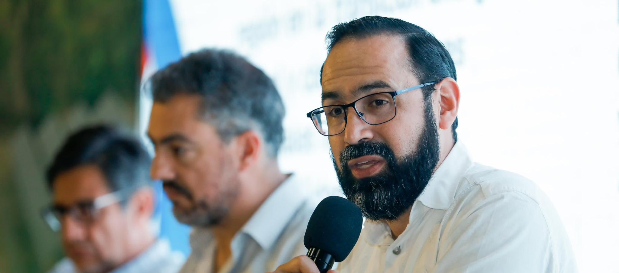 Ministro de Minas y Energía, Andrés Camacho.