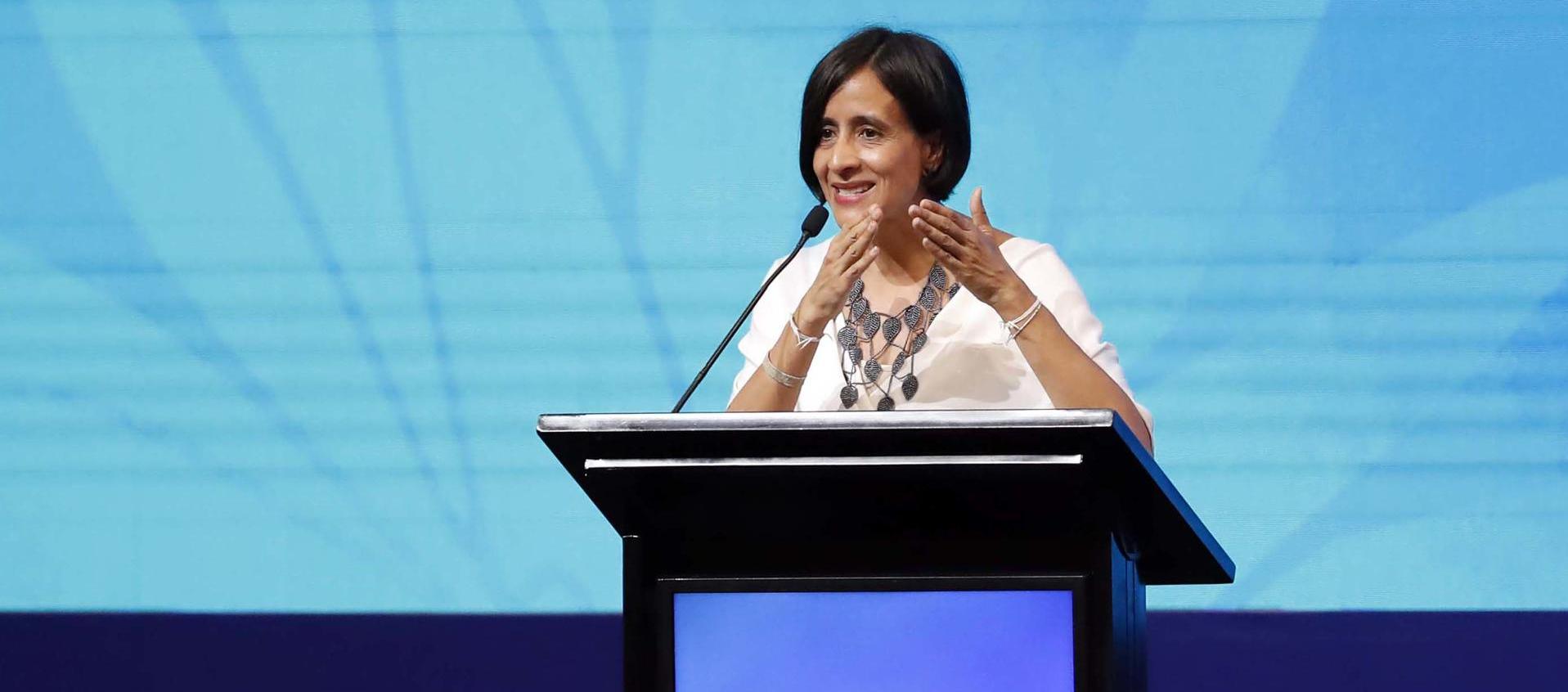 La ministra colombiana de Ambiente y Desarrollo Sostenible, Susana Muhamad.