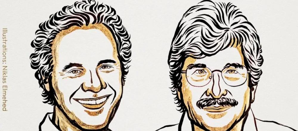 Los estadounidenses Victor Ambros y Gary Ruvkun.