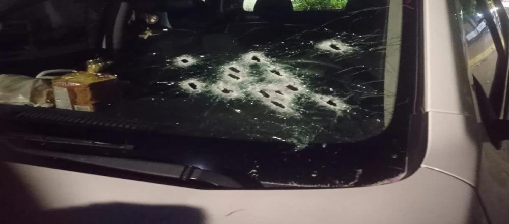 La patrulla atacada en el municipio de Tesalia.