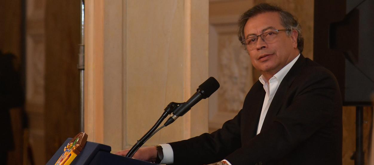 El Presidente Gustavo Petro