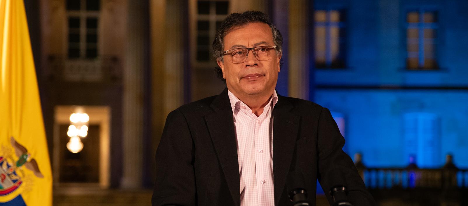 El Presidente Gustavo Petro.