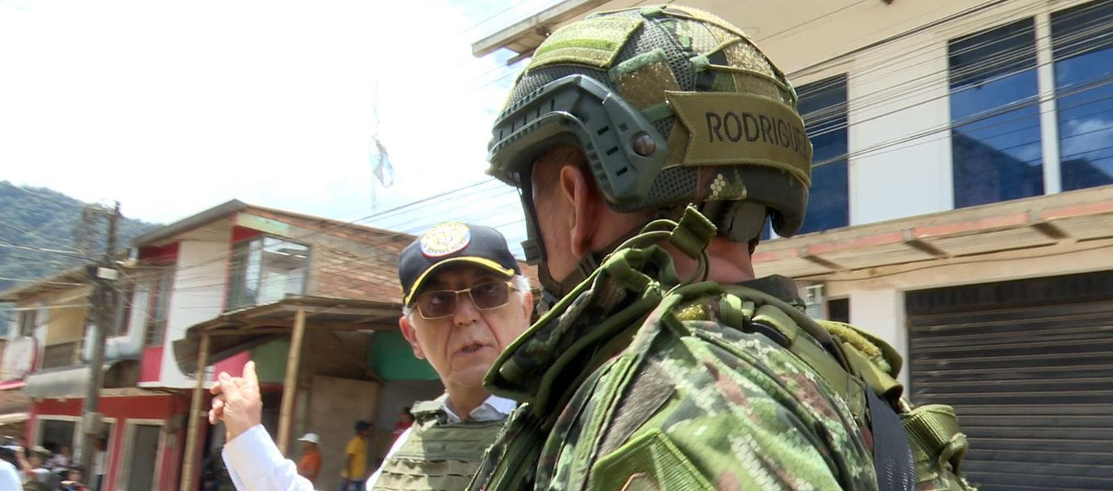 El Ministro de Defensa, Iván Velásquez.