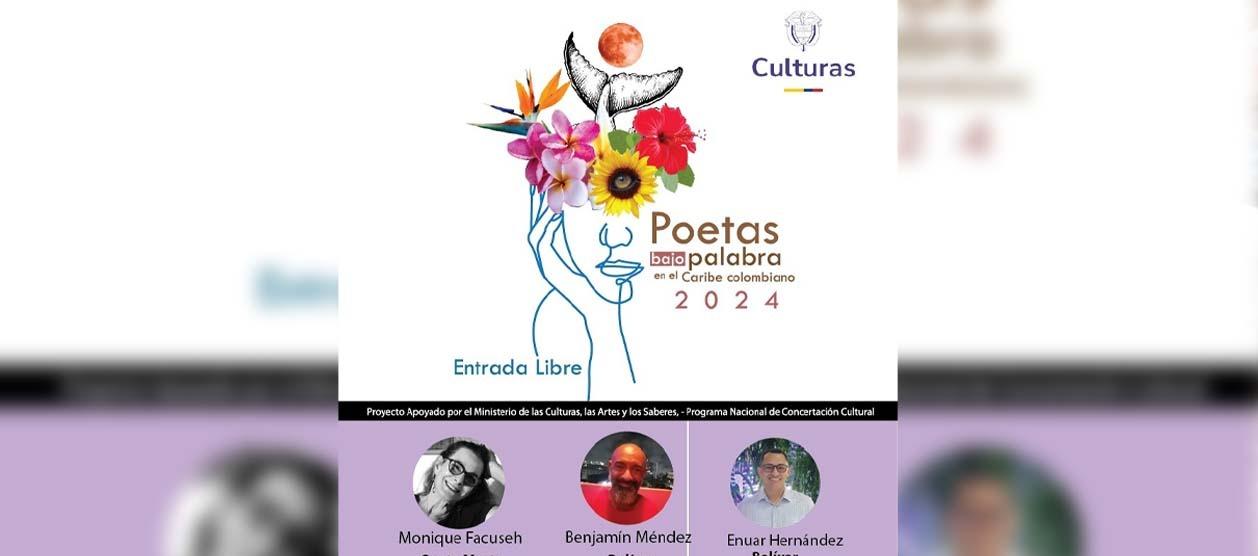 Los tres poetas participantes en esta jornada literaria.