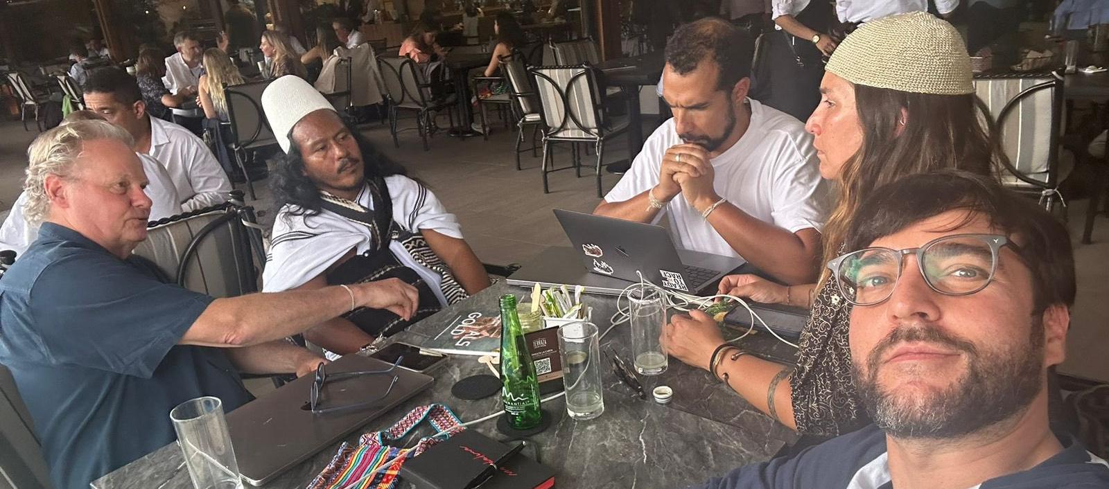 Wade Davis, Jaison Pérez, Jorge Mario Arango, Alejandra Álvarez y Jaime Pumarejo.