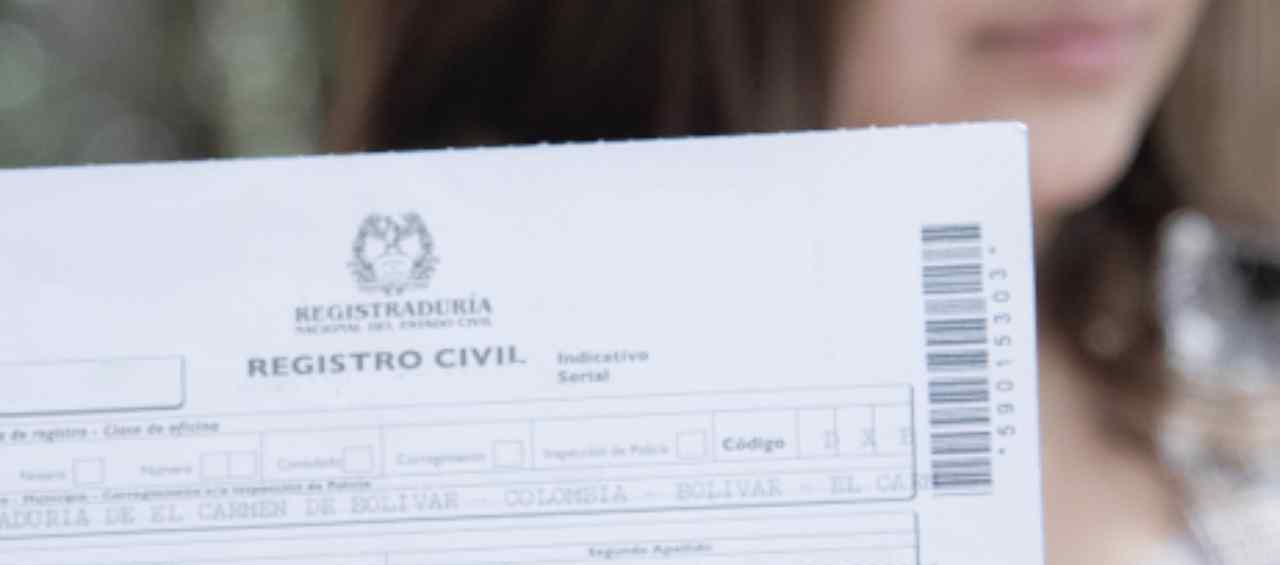 Registro Civil.