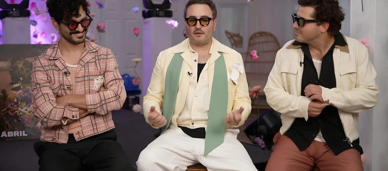 Julio Ramírez, Jesús Navarro y Gilberto 'Bibi' Marín, integrantes de la banda. 