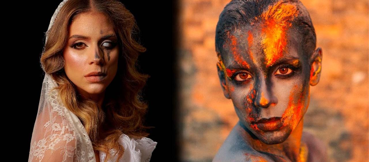 La soberana personificando a la novia de Puerto Colombia y  la candileja.