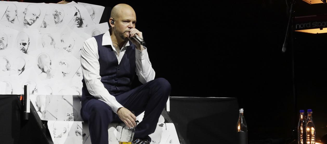 El cantante puertorriqueño Residente en el Movistar Arena.