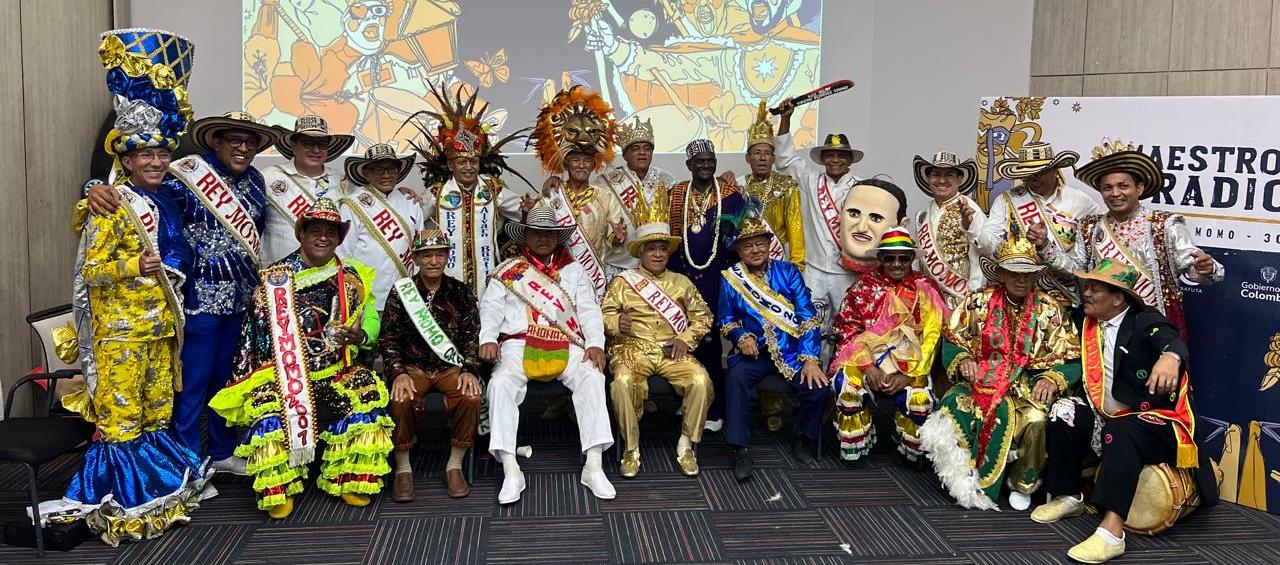 Primer encuentro de Reyes Momos 2024.