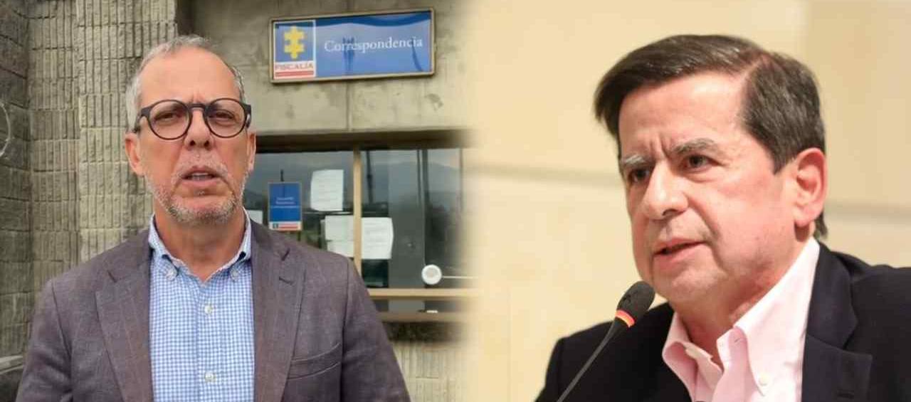 Alfredo Saade y el ministro del Interior, Juan Fernando Cristo.