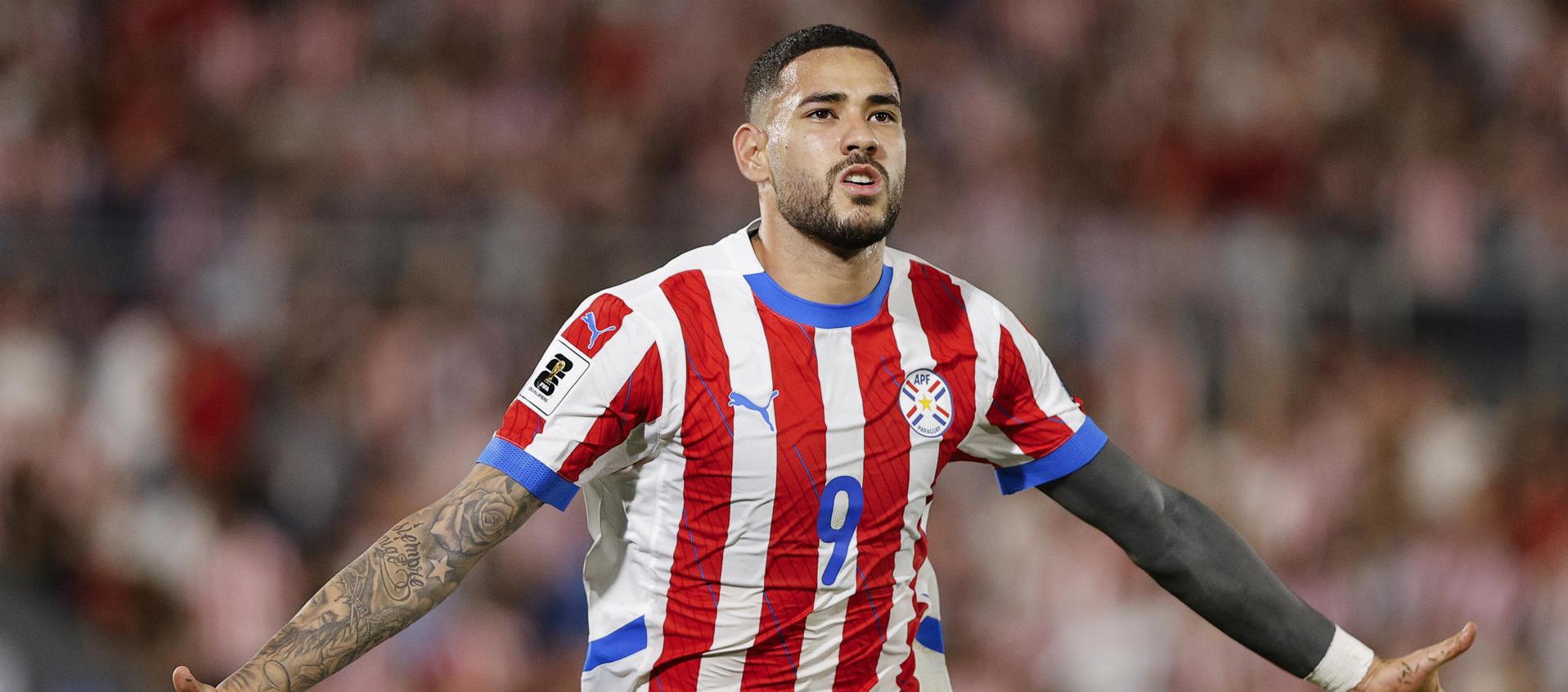 Antonio Sanabria, delantero de Paraguay.