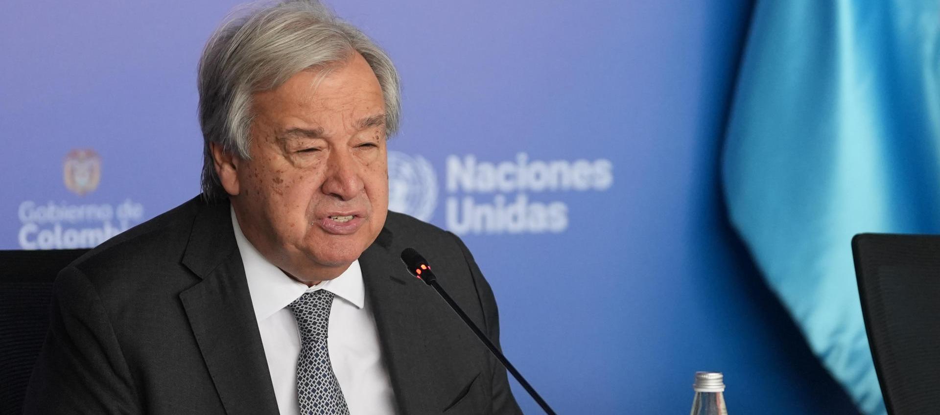 Secretario General de Naciones Unidas, António Guterres. 