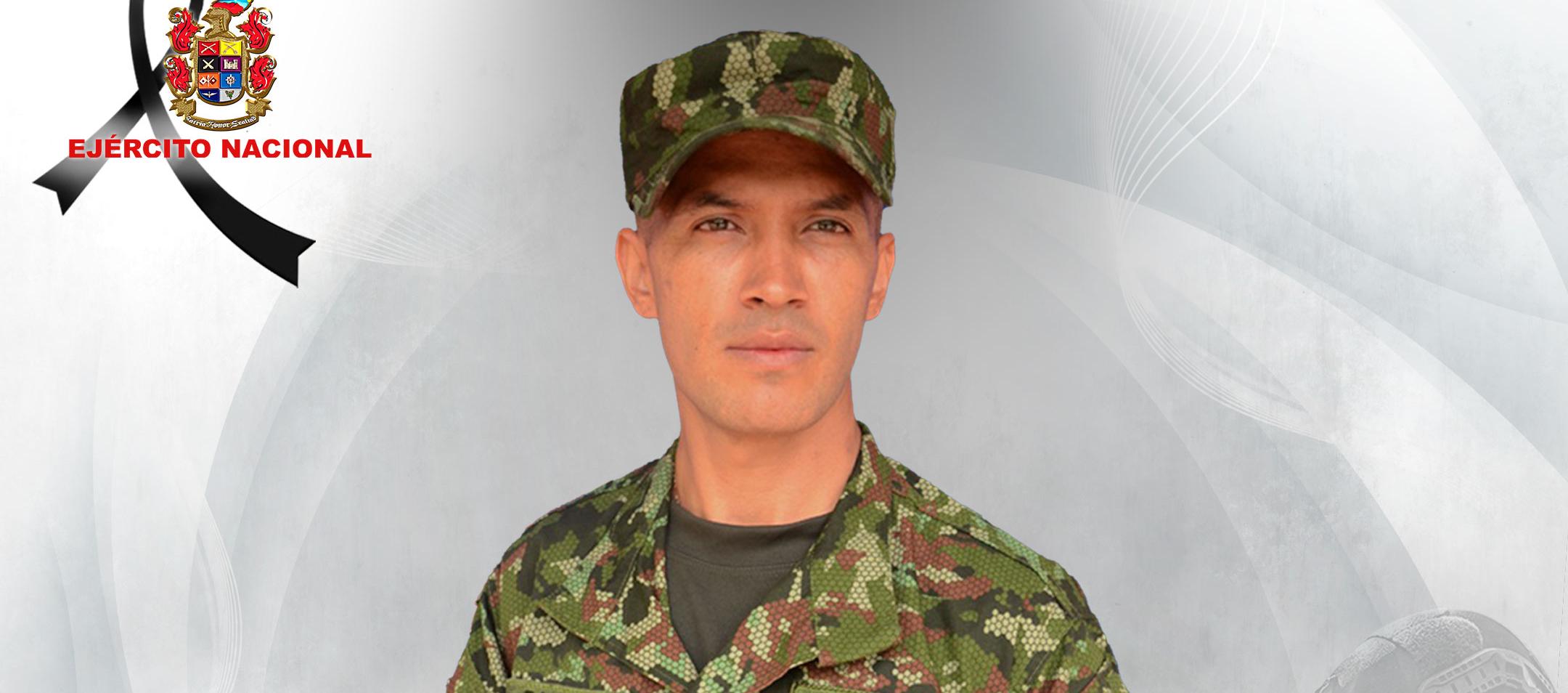 El soldado profesional Gilberto Barrera Fernández.