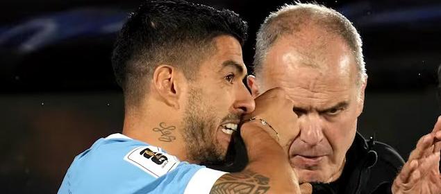 Luis Suárez y Marcelo Bielsa.