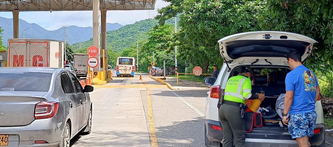 Operativo de control en las vías del país.