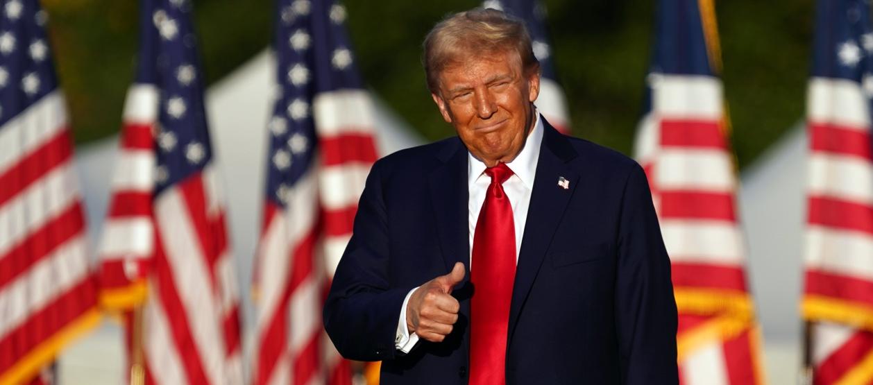 El candidato presidencial Donald Trump.