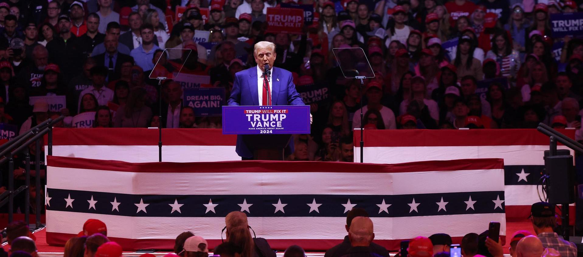 Donald Trump en Nueva York.