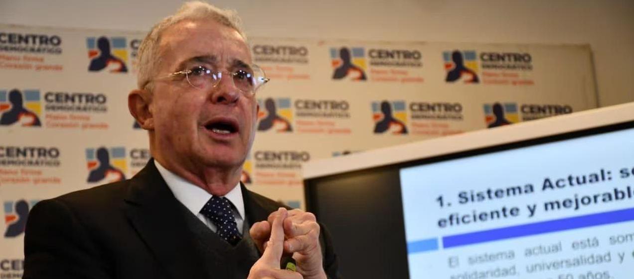 El expresidente Álvaro Uribe Vélez.