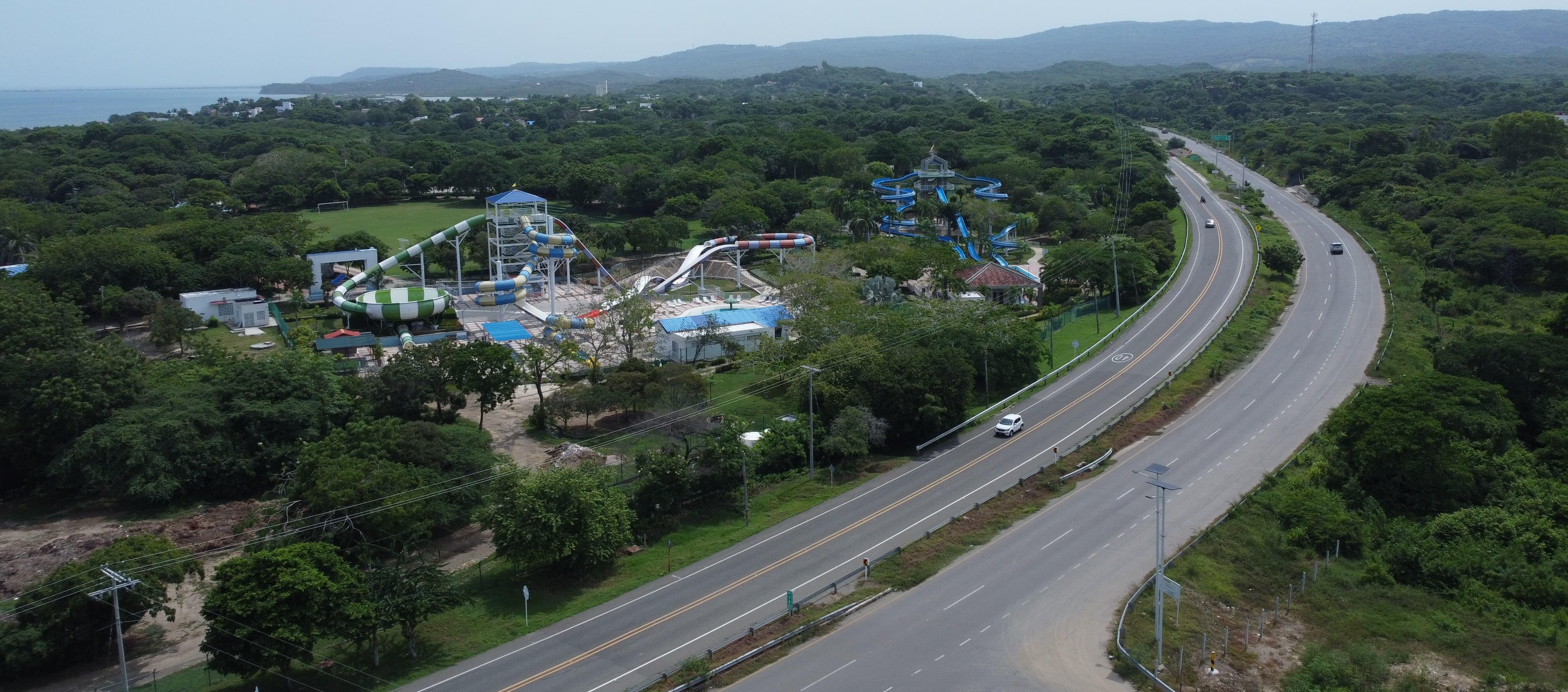 Aspecto de la Vía al Mar. 