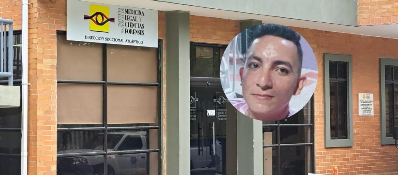 Medicina Legal y rostro de Andrés Felipe Salas.