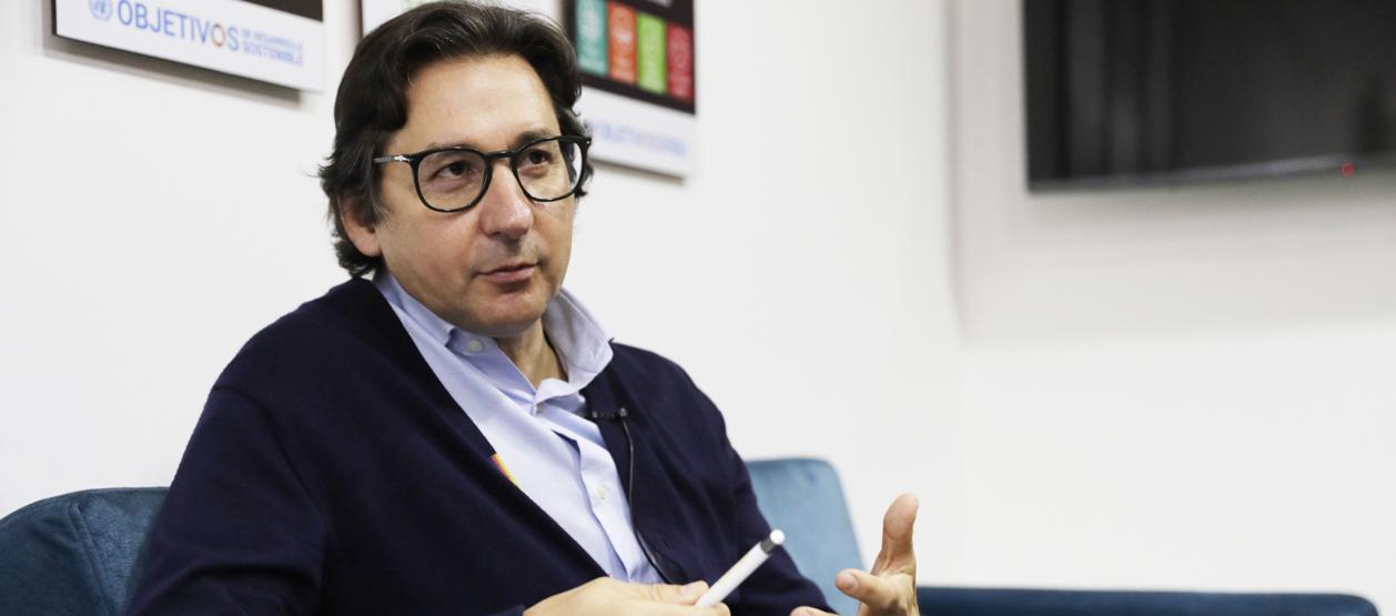 Representante en Colombia de la FAO, Agustín Zimmermann.